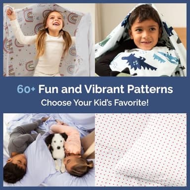 Kids Twin Size Rainbow Bed Sheets - 3 Piece Kids Rainbow Sheet Set - Raindrops Theme Bedding - Soft, Cute & Cozy - Breathable & Machine Washable - Colorful Bed Set for Boys, Girls, Teens & Toddlers - Image 8