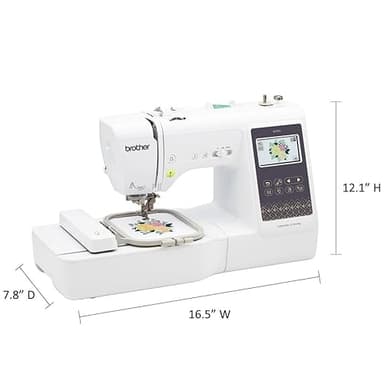 Brother SE700 Sewing and Embroidery Machine, Wireless LAN Connected, 135 Built-in Designs, 103 Built-in Stitches, Computerized, 4" x 4" Hoop Area, 3.7" Touchscreen Display, 8 Included Feet, White - Image 3