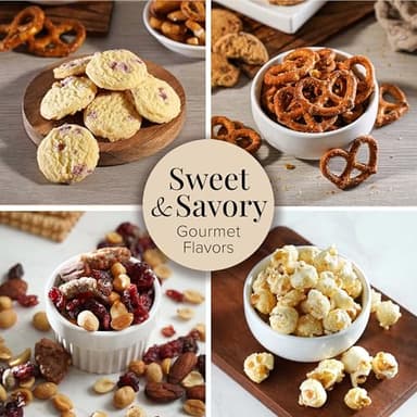 Broadway Basketeers Birthday Gift Basket Tower - Birthday Snack Box with Sweet and Savory Treats for Men, Women, & Kids - Image 4