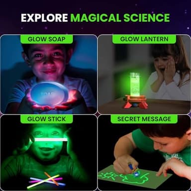 Smartivity Glow Magic Science Kit for Kids Ages 6-7-8-9-10-11-12 Years | 20 Amazing Science Experiments I Birthday Gifts for Boys & Girls | STEM Kit Toy for 6-12 Years Old - Image 2