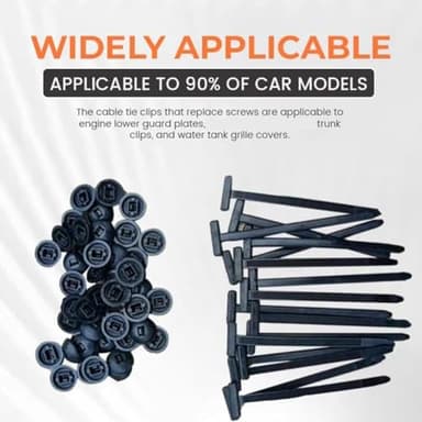 Nylon Universal Cable Tie Buckle – Heavy Duty Self-Locking Zip Ties Holder with Pin & Button Design (50PC) - Image 4