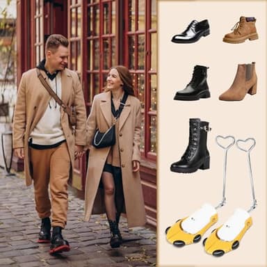 ZZgoog Boot Stretcher,Shoe Trees,Boot Stretchers for Cowboy Boots Men and Women,Shoe Stretcher Wide Feet & High Lnstep,Widener,Width, Stretch Leather Expander Large Size7-13 - Image 3