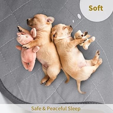 Washable Puppy Dog Pee Pad, 34" X52" Waterproof Whelping Training Pet Mat for Playpen, Crate, Potty, Floor, Bed, Sofa and Trunk, Reusable Pee Pads for Dogs, Cats, Bunny - Image 6