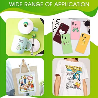 CenDale Premium DTF Ink 3000ML - DTF Transfer Ink for PET Film, Refill DTF Ink for Epson ET-8550, L1800, L800, XP15000, R2400, P400, P800, Heat Transfer Printing Ink Direct to Film (500ml x 6, CMYK W - Image 6