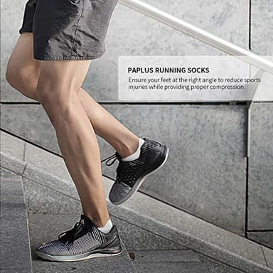 Compression Running Socks for Men and Women (6 Pairs), Ankle Socks with Arch Support, Athletic Low Cut socks for Cycling, Golf - Image 6