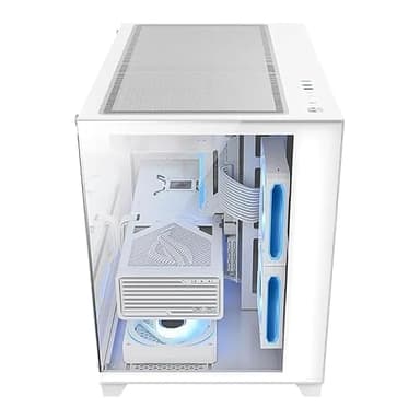 suevery Pre Built Gaming PC RTX 4060 8G AMD Ryzen7 5700X(8Cores 3.4G UP to 4.6G) 1T SSD 32G RAM WI-FI 6 VR Business Desktop Computer White 4K - Image 5