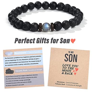 THEMEROL Teens Boys Gift Ideas Teenage Kids Him Men Bracelets Beaded Son 12 14 16 18 Year Old Birthday Cool Unique Christmas Stocking Stuffers Confirmation Valentines Day Easter Basket Graduation - Image 2