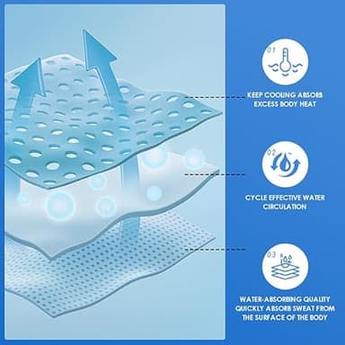 CSITE 6 Pack Cooling Towels (47"x12") for Neck and Face, Ice Towel for Hot Weather, Soft Breathable Chilly Gym Towels, Microfiber Towel for Work Out, Yoga, Running, Camping & More Activities - Image 4