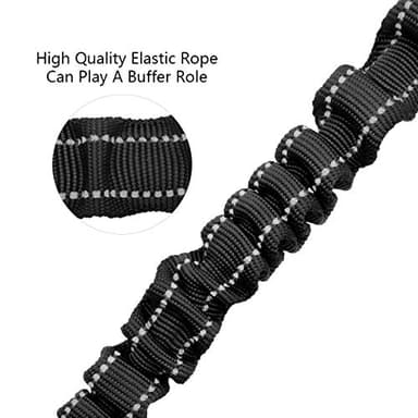 Giecooh Double Dog Leash,Reflective No Tangle Leashes for 2 Dogs,Dual Dog Training Leash for Medium Large Dogs,Black - Image 5