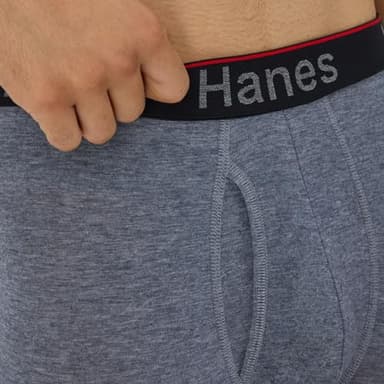 Hanes Total Support Pouch Men's Boxer Briefs Pack, Anti-Chafing, Moisture-Wicking Underwear, Odor Control (Reg or Long Leg) - Image 4