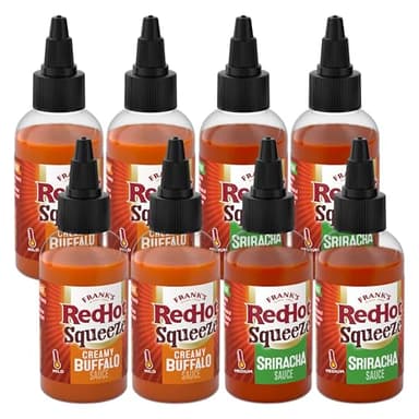 Frank's RedHot Squeeze Sauce Variety Pack, 13.6 fl oz - Image 1