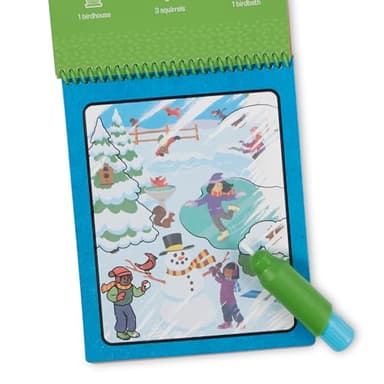 Melissa & Doug Let’s Explore Water Wow! Seasons Water-Reveal Pad – Reusable On The Go Travel Activity - FSC Certified - Image 6