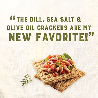 Triscuit Dill, Sea Salt & Olive Oil Whole Grain Wheat Crackers, Lunch Snacks, Bulk Snack Crackers, 6 - 8.5 oz Boxes - Image 14