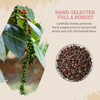 52USA Whole Black Peppercorns 18 oz + Himalayan Pink Salt (Coarse Grain) 39 oz, Salt and Pepper Grinder, Black Peppercorn Refil, Kosher Salt for Grinder Refill, Pink Himalayan Sea Salt, 2 Piece Set - Image 4