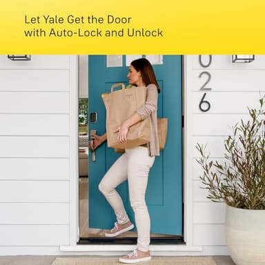 Yale Security Assure Lock 2 Deadbolt, Black Suede Keyed Smart Entry Door Lock with Wi-Fi Connected Keypad for Code Entry and Remote Access, YRD410-WF1-BSP - Image 3