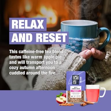 Tiesta Tea - Nutty Almond Cream, Premium Loose Leaf, Cinnamon Almond Herbal Tea Blend, Non-Caffeinated, Make Hot or Iced & Brews Up to 25 Cups, 2.1 Ounce Resealable Pouch - Image 4