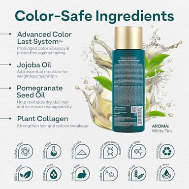 Colorproof Curl Shampoo for Women 8.5 Fl. Oz. Curly Hair Shampoo that Nourishes, Defines and Leaves Curls Soft Smooth, White Tea Scent - Image 3