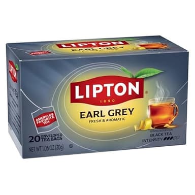 Lipton Earl Grey Tea Bags, Flavored Teabags, 120 Total Bags (20ct - Pack of 6) - Image 9