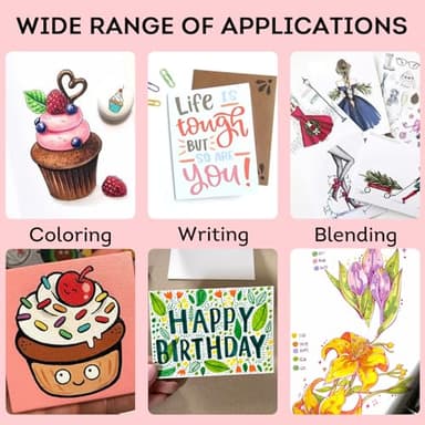 colpart 120 Colors Alcohol Markers Set Dual Tip Art Markers for Kids Marker Pens with Pen Holder and Case for Adult Painting Supplies Perfect for Painting, Coloring Book, Sketching and Drawing - Image 4