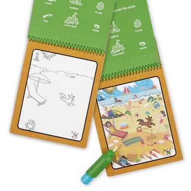 Melissa & Doug Let’s Explore Water Wow! Seasons Water-Reveal Pad – Reusable On The Go Travel Activity - FSC Certified - Image 4