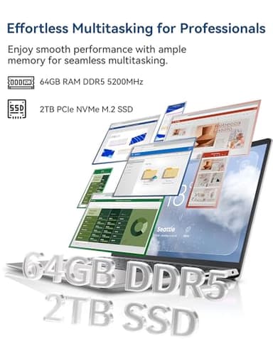 Dell Latest inspiron 16 Touchscreen Laptop with Portable Charging, Intel Core 7-150U (10 cores), 16.0-inch FHD+ IPS Display, AI Copilot, Backlit, Fingerprint Reader, Wins 11 Pro (64GB RAM | 2TB) - Image 5