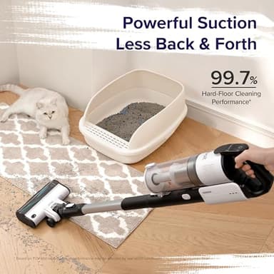 LEVOIT Cordless Vacuum Cleaner, Stick Vac with Tangle-Resistant Design, Up to 50 Minutes, Powerful Suction, Rechargeable, Lightweight, and Versatile for Carpet, Hard Floor, Pet Hair, LVAC-200 - Image 4