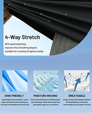 MIER Women's Golf Polo Shirts Collared V Neck Short Sleeve Tennis Shirt, Dry Fit, Moisture Wicking, Black, L - Image 3