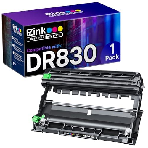 E-Z Ink DR830 Drum Unit Compatible Replacement for Brother DR830 Drum DR-830 TN830 TN-830 Drum Unit to use with HL-L2460DW DCP-L2640DW HL-L2480DW HL-L2400D HL-L2405W MFC-L2820DW Printer (Not Toner) - Image 1