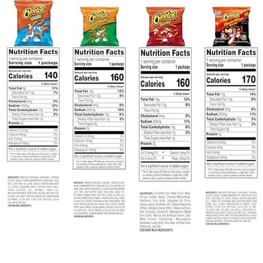 Cheetos Cheese Flavored Snacks, Variety Pack, (Pack of 40) - Image 2