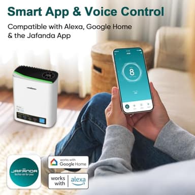 Jafanda Air Purifiers for Home Bedroom Large Room, Smart WiFi × Alexa Control Air purifier for Home Pets True HEPA Filter Activated Carbon Removes 99.99% of Allergens, Dust, Air Cleaner PM2.5 - Image 6