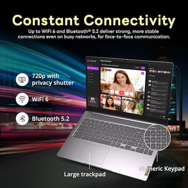 Lenovo Ideapad 3 15.6" FHD Chromebook, Intel Celeron N4500, 4GB RAM, 224GB Storage (64GB SSD+160GB Docking Station Set), Intel UHD Graphics, Full Size Keyboard, Chrome OS, Artic Gray - Image 4