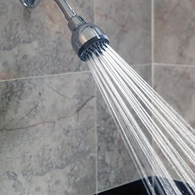 Aqua Elegante 3 Inch High Pressure Shower Head - Best Pressure Boosting, Wall Mount, Bathroom Showerhead For Low Flow Showers, 2.5 GPM - Chrome - Image 9