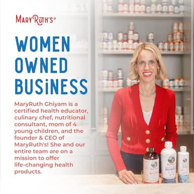 MaryRuth Organics Liquid Morning Multivitamin Essentials+ | Vitamin A C D E B6 B12 Biotin Zinc, Mens Womens Multivitamin, Immune Support, Beauty | Sugar Free | Vitamins for Ages 1+ | Vegan | 32 Fl Oz - Image 9