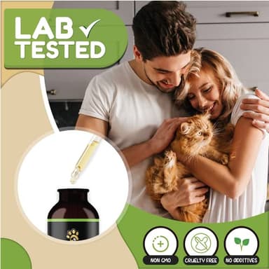 Billion Pets - Hemp Oil for Dogs and Cats - Helps with Anxiety, Pain, Stress, Sleep, Arthritis, Seizures Relief - Hip and Joint Support - Calming Drops - Image 9