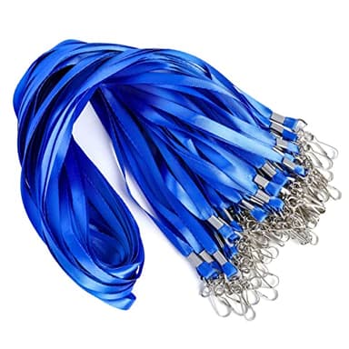 LOCONHA 50 Pack lanyards Lanyards for Id Badges Lanyards Safety Badge Lanyard 36" with Swivel Hook - Image 1