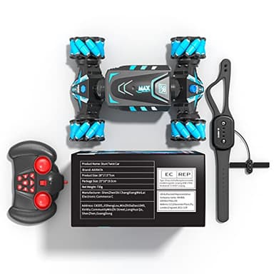 Axirata Remote Control Car Hand Controlled Gesture RC Stunt Car with Spray & Lights & Music for Kids 6-13 Year Old, 4WD 2.4GHz Off-Road 360° Rotation Toy Car Gift for Boys Girls - Image 9