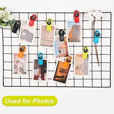 Jetmore 12 Pack Chip Clips Bag Clips, Magnetic Bag Clip for Food Storage Heavy Duty, Plastic Food Clip for Chips, Snack, Kitchen, Refrigerator, Garden, Sewing, Fabric, Clothes Pins - Image 5