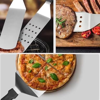 TianfuSpanda Griddle Accessories Kit, Flat Top Grill Accessories 9Pcs BBQ Tool Sets Blackstone Accessories with Scraper, Spatula, Grilling Cooking Kit Applicable to Blackstone - Image 8