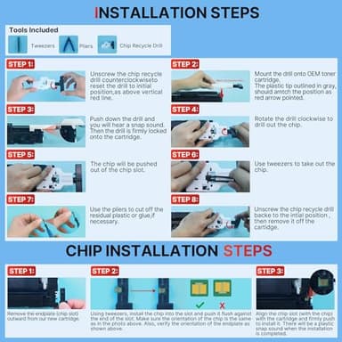218X Toner Cartridges 4 Pack -218A MFP 3301fdw Toner Replacement for HP 218A 218X Work with Color Laser Pro 3301FDW 3301CDW 3201DW 3301SDW Printer Ink, 218X W2180X (No Chip, Black Cyan Yellow Magenta) - Image 2