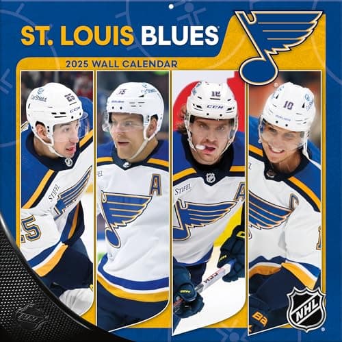 TURNER SPORTS St Louis Blues 2025 12x12 Team Wall Calendar (25998011955) - Image 1