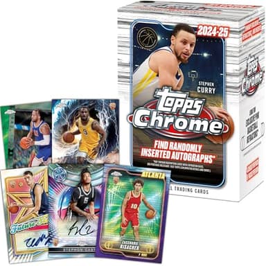 2024-25 Topps Chrome Basketball - Factory Sealed - Value Box - Image 2
