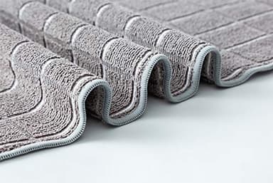 Microfiber Dish Towels - Soft, Super Absorbent and Lint Free Kitchen Towels - 8 Pack (Lattice Designed Gray Colors) - 26 x 18 Inch - Image 9