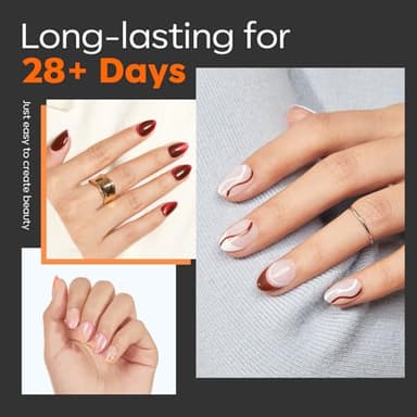 modelones Extra Short Almond Nail Tips, Pre-shaped Tips x Gel Soft Fake Nails False Acrylic Clear Full Cover Press on Extension Kit x Gel Manicure DIY at Home 216PCS 12Sizes - Image 2