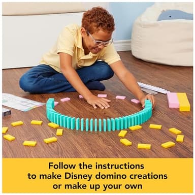 Spin Master Games Disney 100th Anniversary H5 Domino Creations 200 Dominoes & Accessories Domino Artist Lily Hevesh, Disney Gifts Dominoes Set for Adults & Kids Ages 5+ - Image 5