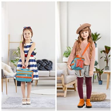 Sun3drucker Carrying Case for Toniebox Starter Set and Tonie Figures, Carrying Travel Bag for Toniebox 2 Accessories,Headphones and Charging Station, Portable Storage Bag (Blue) - Image 7