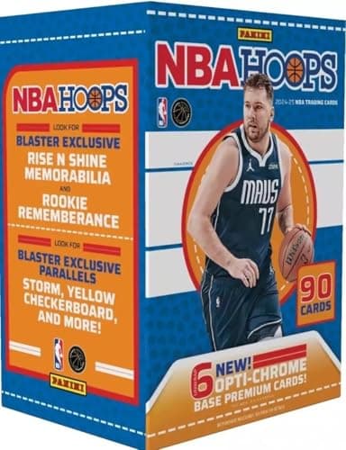 2024 2025 Panini HOOPS Basketball Series Factory Sealed Blaster Box of Packs (90 Cards) with 6 Optic Chrome Premium Cards Per Box Plus Chance For Rookies, Autographs and Memorabilia Cards - Image 3