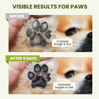 PawSono Lick-Safe Dog Paw & Nose Balm with Coconut Oil | All-Natural Moisturizer & Soother for Dry, Cracked Pads & Snout| Cat Wax & Cream, Nose Butter for frenchies| Horse Hoof Care (60 g /2.1 oz) - Image 4