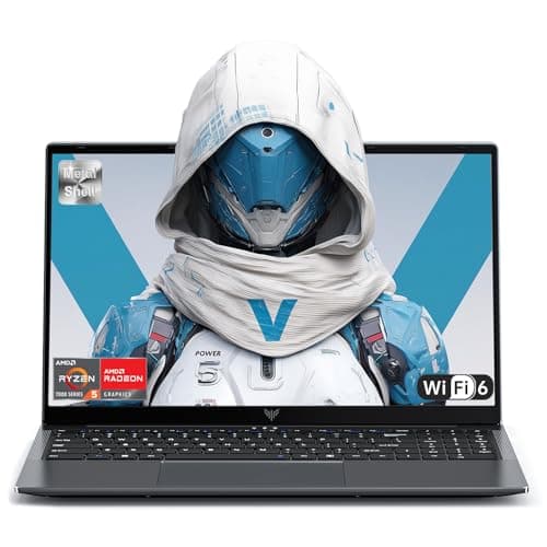 2025 Laptop Computer with AMD Ryzen7 5825U, 8-Core Processor (Up to 4.5GHZ),16GB DDR4 RAM 512GB NVMe SSD,15.6" Full HD IPS Display,4800mAh Battery,WIFI 6, Bluetooth 5.2,Windows 11,Type C,Dual Speakers