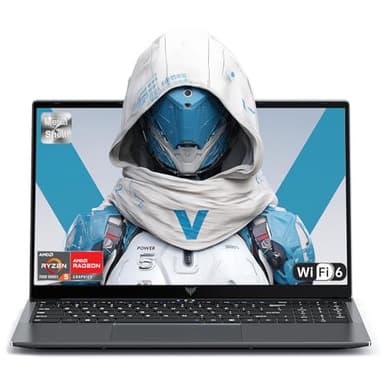 2025 Laptop Computer with AMD Ryzen7 5825U, 8-Core Processor (Up to 4.5GHZ),16GB DDR4 RAM 512GB NVMe SSD,15.6" Full HD IPS Display,4800mAh Battery,WIFI 6, Bluetooth 5.2,Windows 11,Type C,Dual Speakers