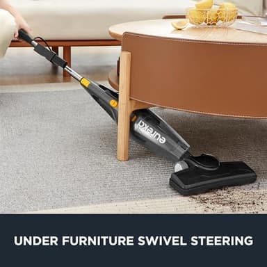 Eureka Blaze Stick Vacuum Cleaner, Powerful Suction 3-in-1 Small Handheld Vac with Filter for Hard Floor Lightweight Upright Home Pet Hair, Dark Black - Image 7